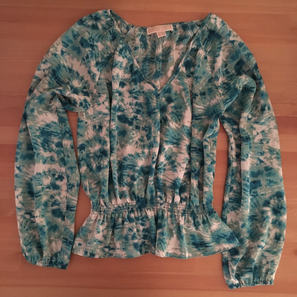Michael Kors pretty turquoise top